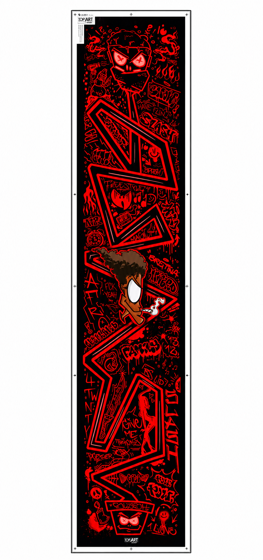 TopArt Stickers - Afro-GeTo