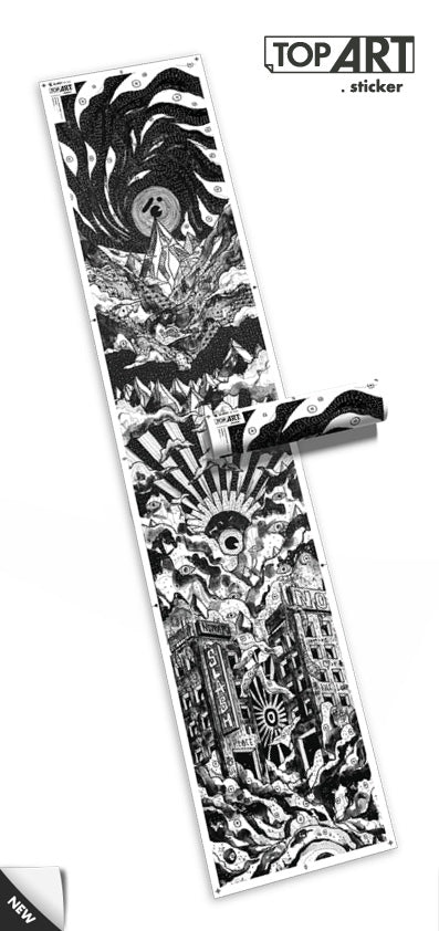 TopArt Stickers - B&W