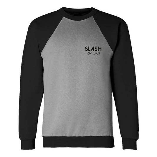 Slash Raglan Crew Pullover